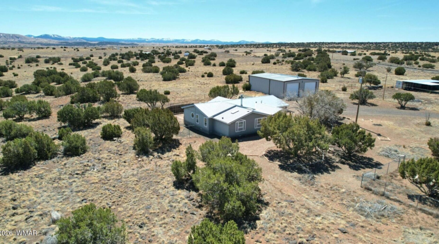 Aerial View of Property and Area