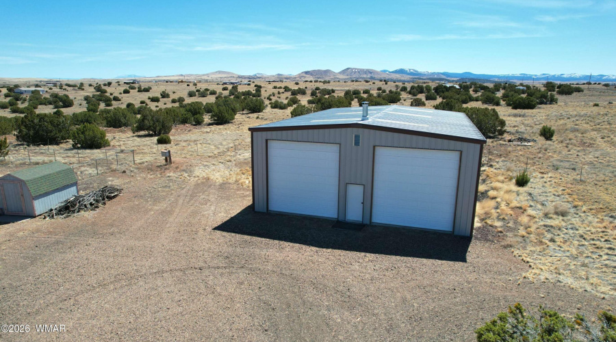 Aerial View of RV Garage & Community
