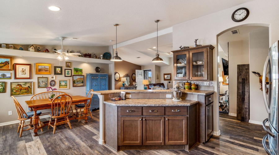 Spacious kitchen