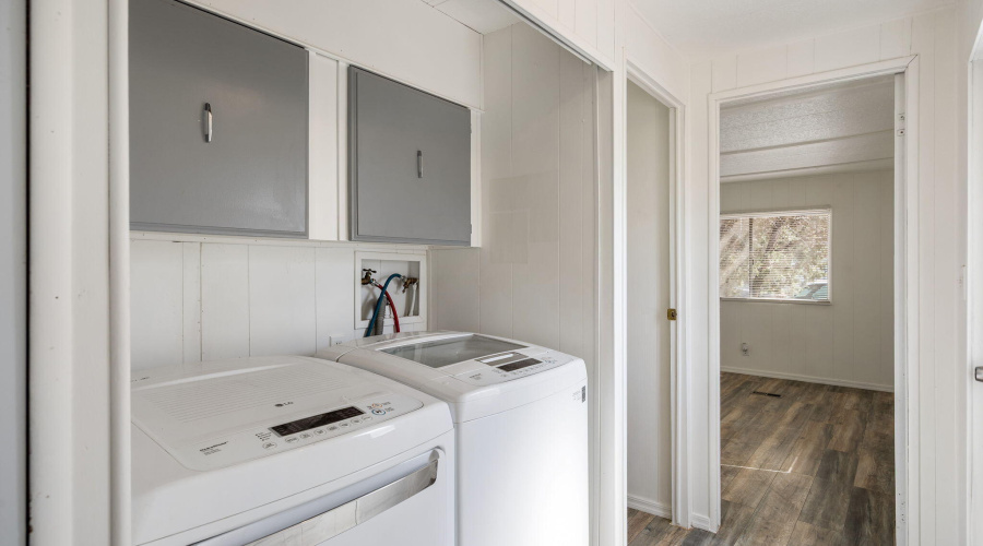 Washer & Dryer - in hallway